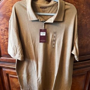 RedHead Men's Tan Polo Shirt